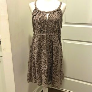Taupe Summer Dress made by INC (Macy’s brand) in size Petite Medium.